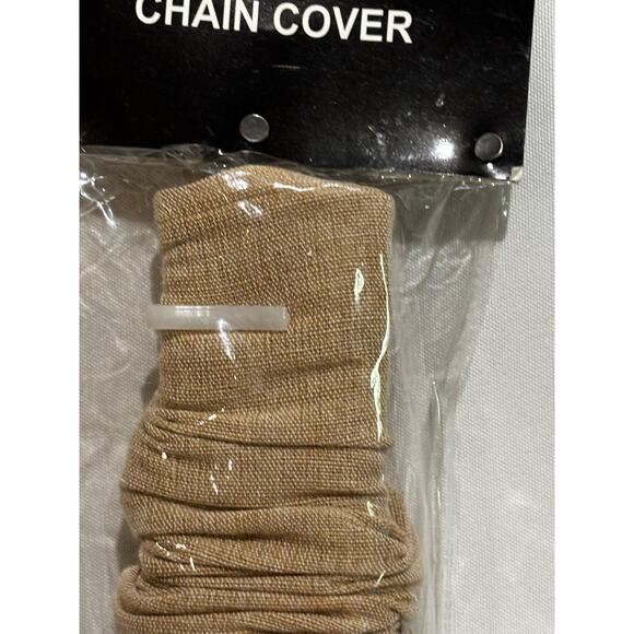 Creativeco-op CHANDELIER‎ LAMP CHAIN COVER Tan Linen look 3 X 6 FEET NIP - Picture 2 of 4